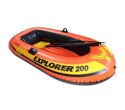 Лодка "Explorer" 2-мест. (185х94х41см)+насос+весла 3 шт/упак 58331